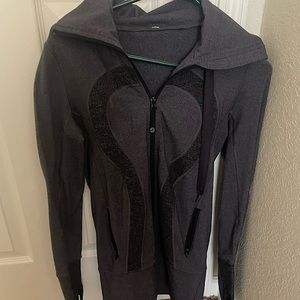 Lululemon purple zip up jacket with hood
